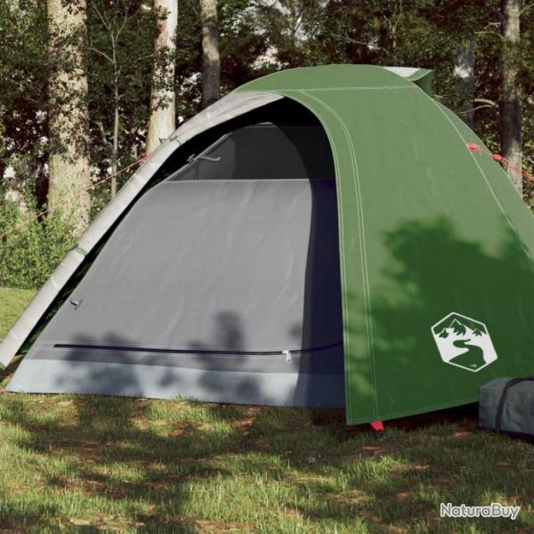 Tente de camping 4 personnes vert impermable