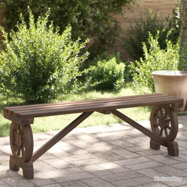 Banc de jardin 115 cm bois de sapin massif