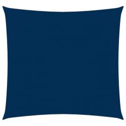 Voile de parasol tissu oxford carré 5x5 m bleu