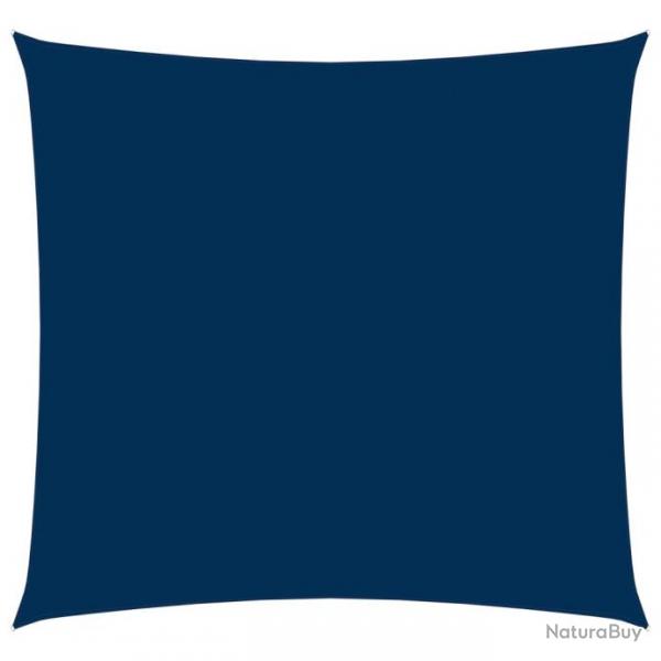 Voile de parasol tissu oxford carr 6x6 m bleu