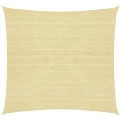 Voile d'ombrage 160 g/m² Beige 5x5 m PEHD