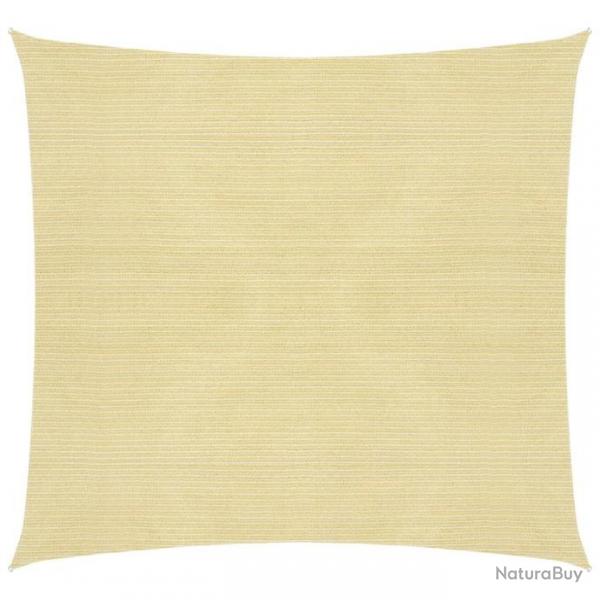 Voile d'ombrage 160 g/m Beige 5x5 m PEHD