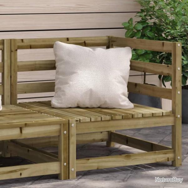 Canap d'angle de jardin 70x70x67 cm bois de pin imprgn