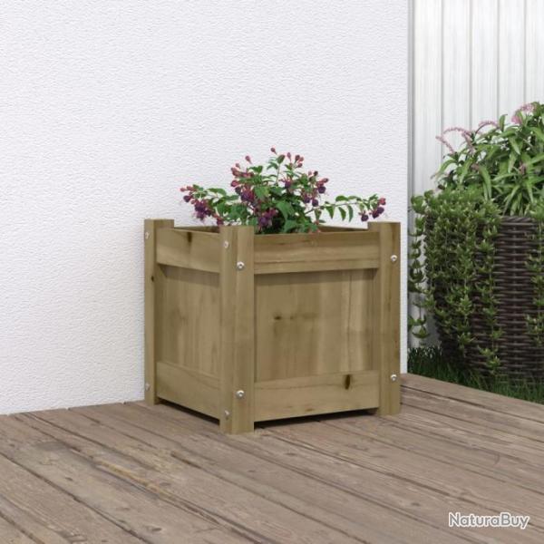 Jardinire 31x31x31 cm bois de pin imprgn