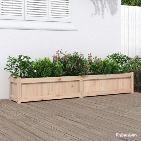 Jardinire 180x31x31 cm bois de pin massif