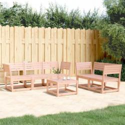 Salon de jardin 5 pcs bois massif de douglas