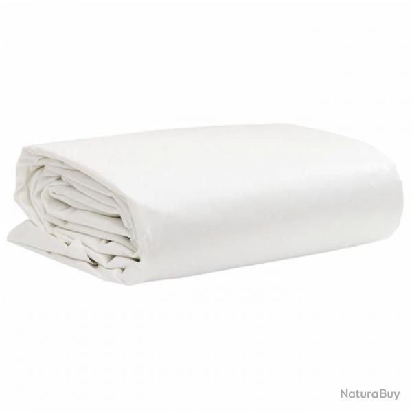 Bche blanc 4x7 m 650 g/m