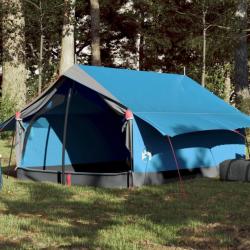 Tente de camping 2 personnes bleu imperméable