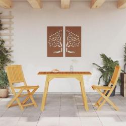 Ensemble à manger de jardin 3 pcs Bois d'acacia solide