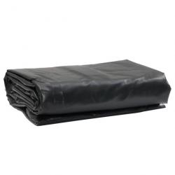 Bâche anthracite 4x4 m 650 g/m²