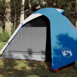 Tente de camping 2 personnes bleu imperméable