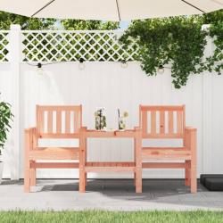 Banc de jardin avec table 2 places bois massif de douglas