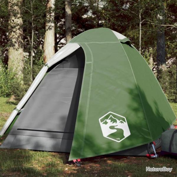 Tente de camping 2 personnes vert impermable