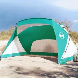 Tente de plage vert d'eau 274x178x170/148 cm taffetas 185T