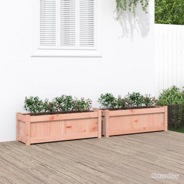 Jardinires 2 pcs cm bois massif douglas