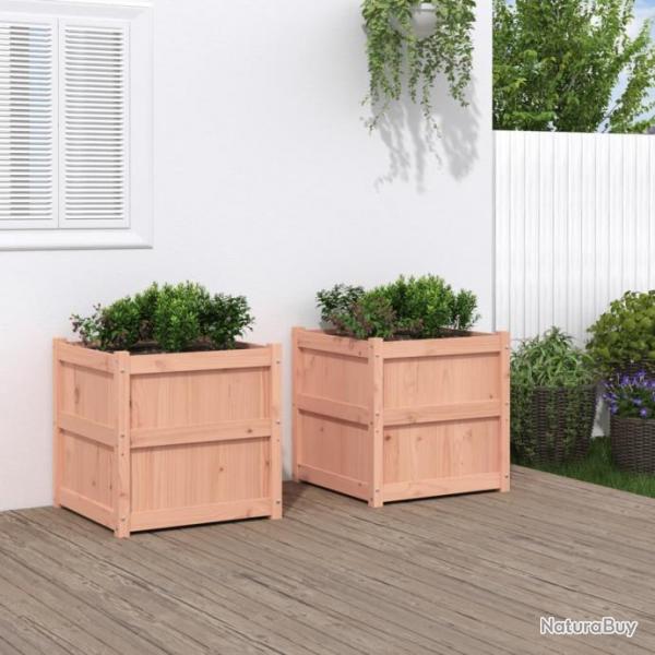 Jardinires 2 pcs bois massif douglas