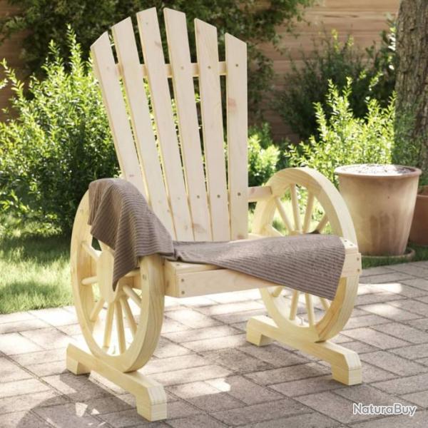 Chaises de jardin Adirondack 4 pcs bois de sapin massif