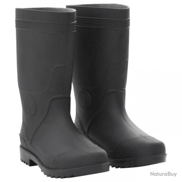 Bottes de pluie noir PVC