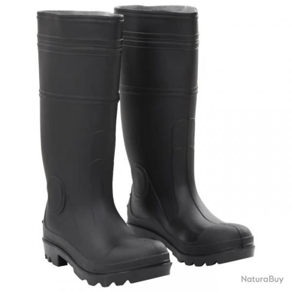 Bottes de pluie noir PVC