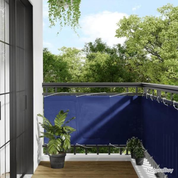 cran de balcon bleu 75x700 cm 100% polyester oxford