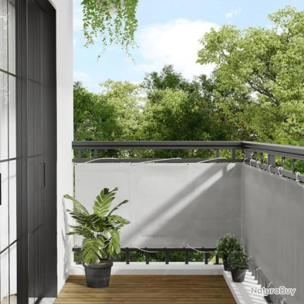 cran de balcon gris clair 75x1000 cm 100% polyester oxford