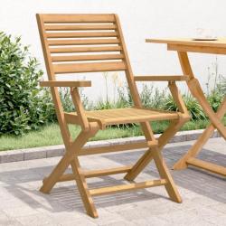 Chaises pliables de jardin 4 pcs bois massif d'acacia