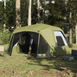 Tente de camping 10 personnes vert imperméable