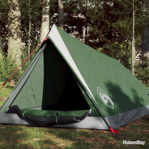 Tente de camping 2 personnes vert impermable