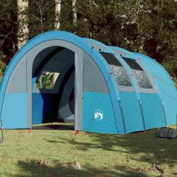 Tente de camping 4 personnes bleu imperméable