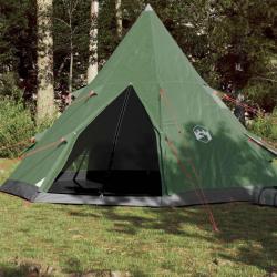 Tente de camping 4 personnes vert imperméable