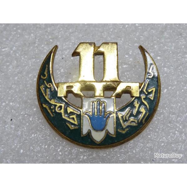 A53X insigne militaire ( sans prix de rserve ) 11me rgiment tirailleurs algriens