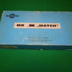 Revolver MANURHIN MR 32 MATCH en 32 Wadcutter, avec tout ses accessoires et boite carton bleue