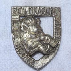 i75X lot  bel insigne militaire rare - 30è de dragons