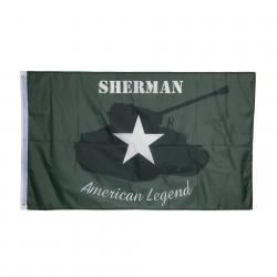 Drapeau Sherman Tank 1m x 1m50