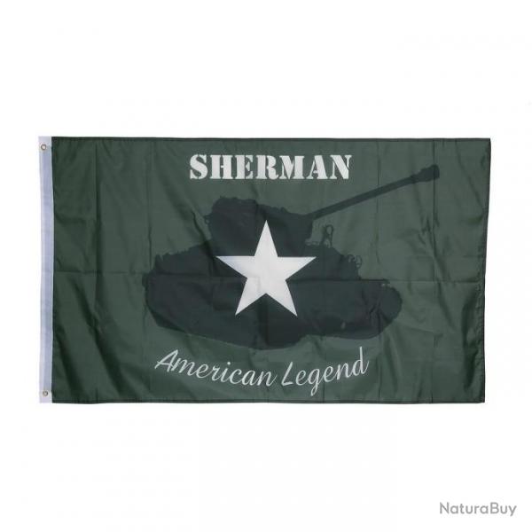 Drapeau Sherman Tank 1m x 1m50