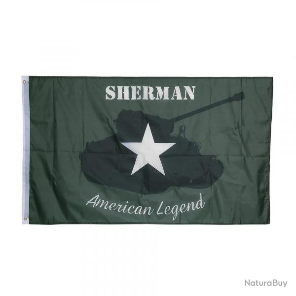 Drapeau Sherman Tank 1m x 1m50