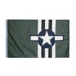 Drapeau D-Day USAF Invasion Stripes 1m x 1m50