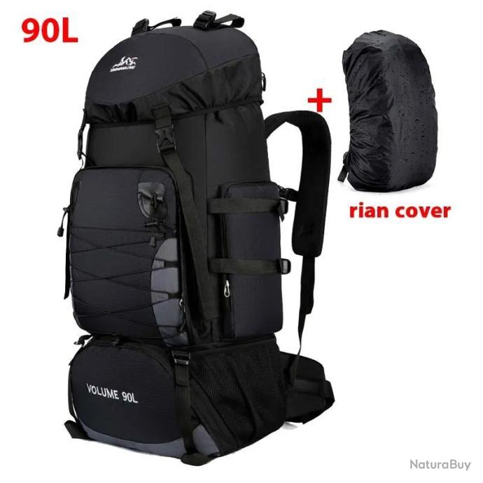 Aoking Sac à Dos Randonnée 40L - Imperméable, Housse De Pluie, Poche à Eau - Multifonction