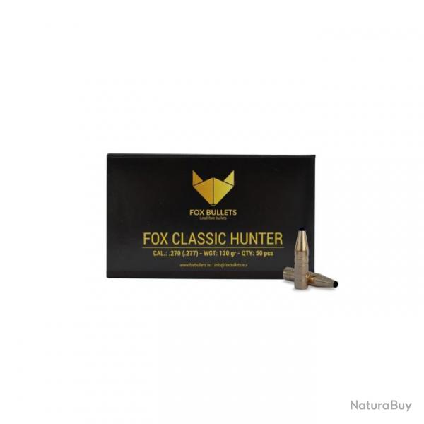 Ogives Fox Bullets Classic Hunter - 270 (277) / 130 gr