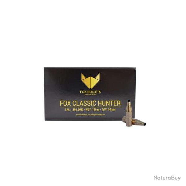 Ogives Fox Bullets Classic Hunter - Cal. 30 (308) - 150 gr