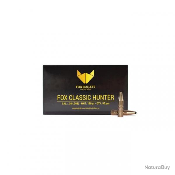 Ogives Fox Bullets Classic Hunter - Cal. 30 (308) - 180 gr