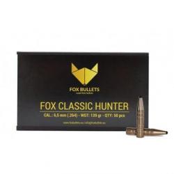 Ogives Fox Bullets Classic Hunter - Cal. 6.5 mm (.264) - 139 gr