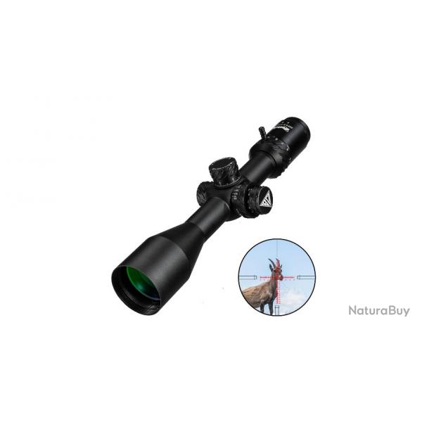 Lunette de tir HD 4.5-27x50 SFIR FFP avec colliers aux choix 11 ou 22 mm - Frais de port Gratuit