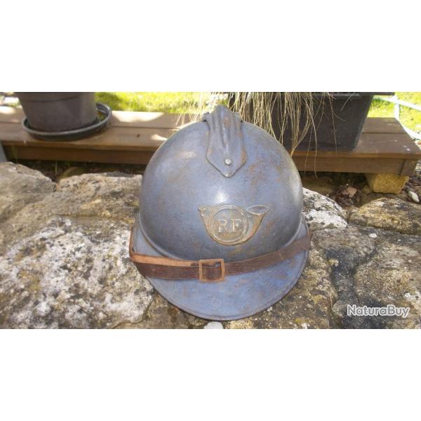 beau casque adrian de chasseur mod 15 de 14/18