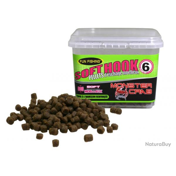 FUN FISHING PELLETS D'ESCHAGE MOELLEUX MONSTER CRAB 110GR FUN FISHING 6mm