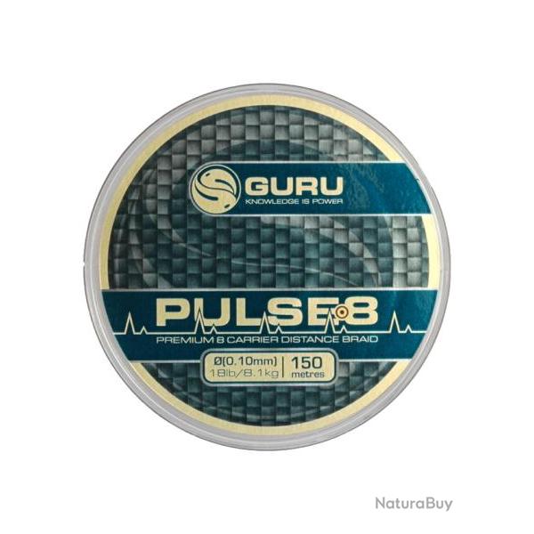 GURU TRESSE PULSE-8 BRAID 0,08mm 150m