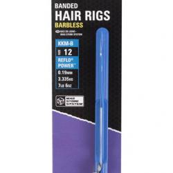 PRESTON BAS DE LIGNE MAG STORE KKM-B BANDED HAIR RIGS 0,17mm 18 4''/10cm
