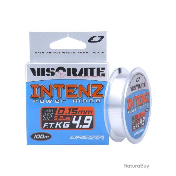 CRESTA NYLON VISORATE INTENZ POWER MONO 100M CRESTA 0,14mm 100m