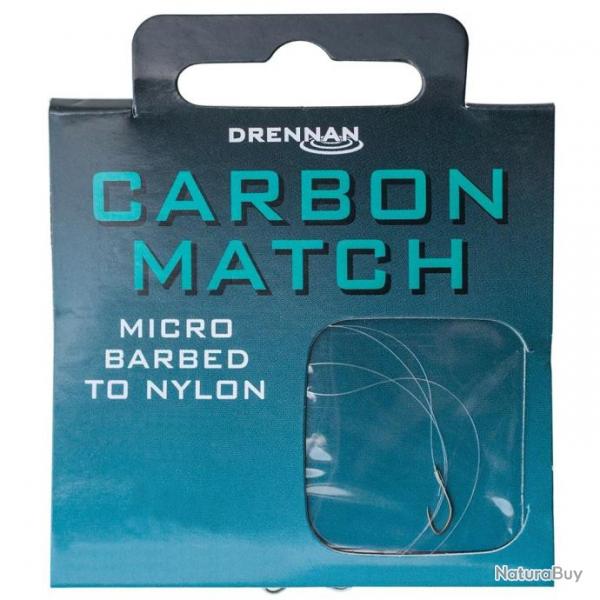 DRENNAN BAS DE LIGNE CARBON MATCH DRENNAN 0,12mm 16 35cm