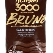 Sensas Amorce 3000 Gros Gardons - 1Kg - Brun Fonce - 891